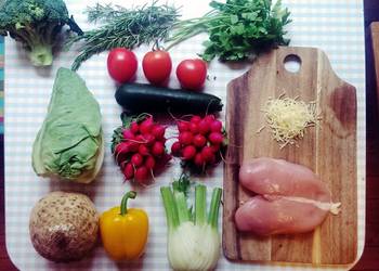 Easy Fast Cooking Chicken an Vegetable Casserole Yummy