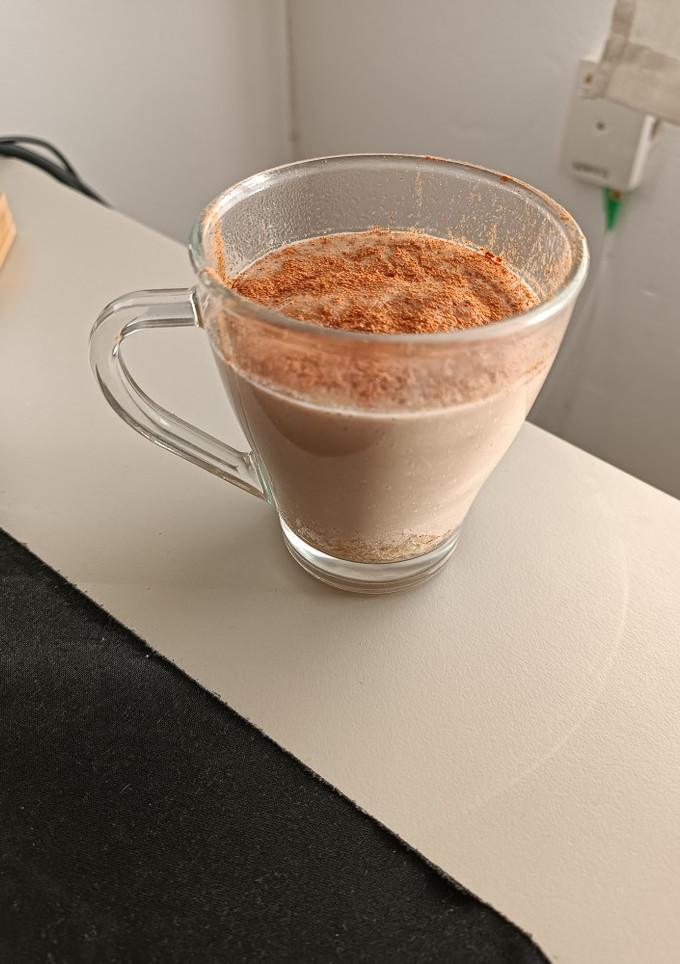 Una foto de Natillas sabor avellana