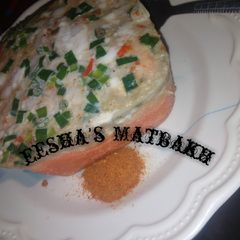 BEAN CAKE(moi-moi with egg) A picture of BEAN CAKE(moi-moi with egg).