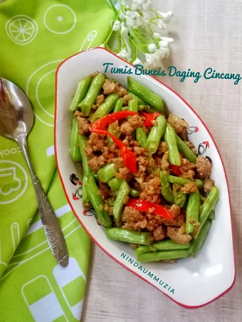 Cara Mudah Membuat Resep  Tumis Buncis Daging Cincang yang Lezat Sekali, Lezat