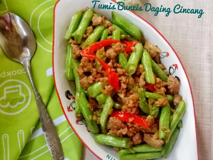 Cara Mudah Membuat Resep  Tumis Buncis Daging Cincang yang Lezat Sekali, Lezat