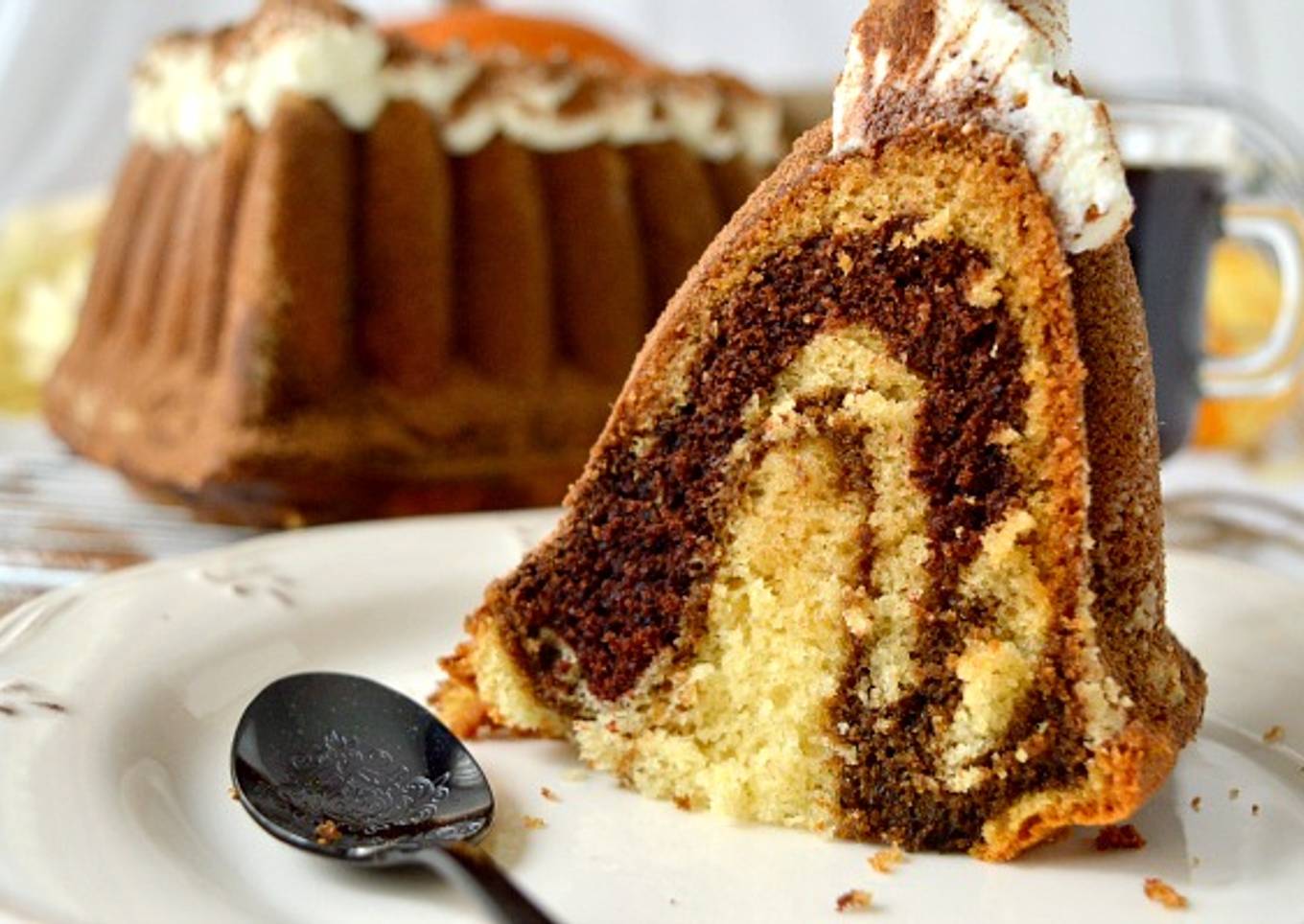 Bundt cake de tiramisú