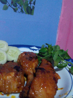 Foto resep ayam panggang bumbu rujak