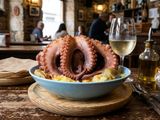 Pulpo cocido con patatas