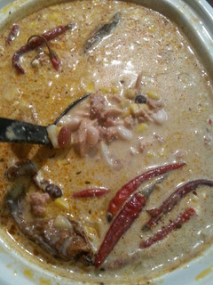 A picture of Spicy white chicken chilli crockpot.