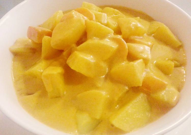 Recipe of Speedy Creamy curry (non spicy)