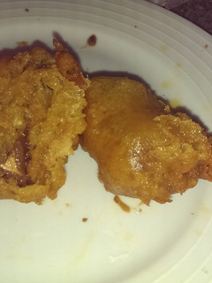 A picture of YUMMY DEEP FRIED MARS BARS.
