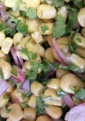 A picture of Corn Salsa.