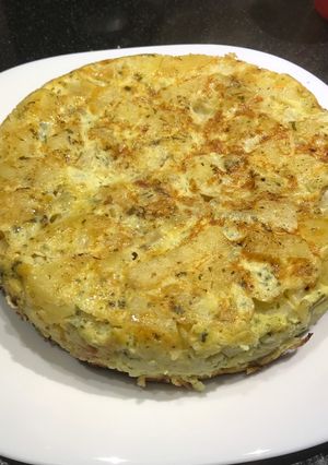 Una foto de Tortilla de papa 3 ingredientes