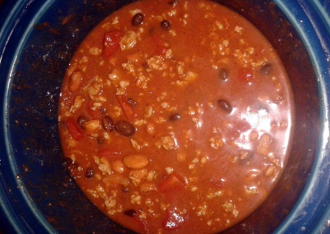 crockpot sausage  chilli