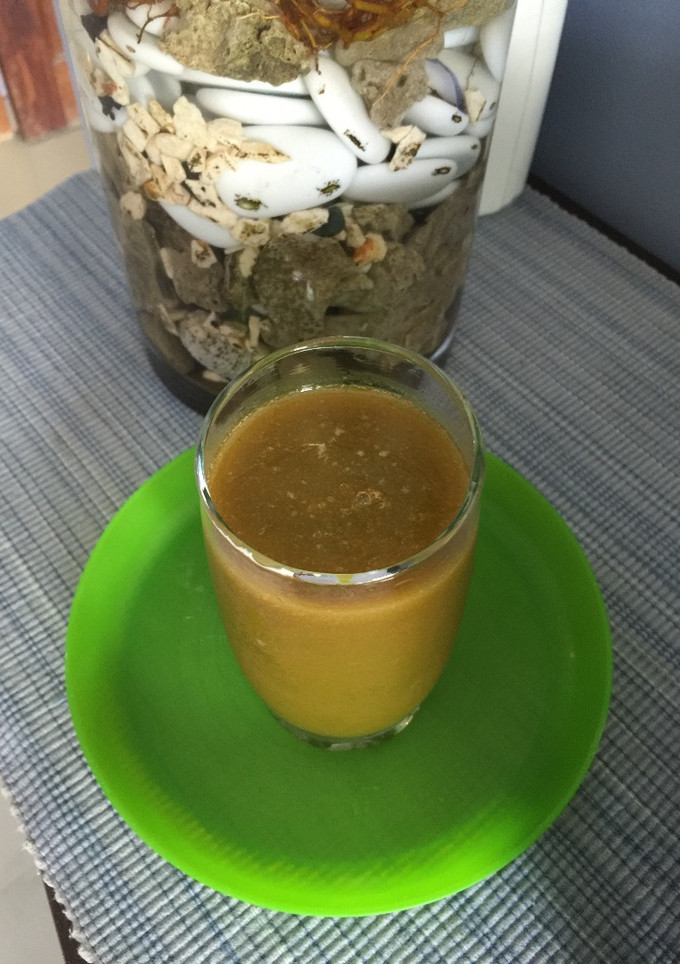 Una foto de Batido de Papaya, Zanahoria y Espinaca