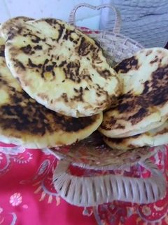 صورة لوصفة خبز فطير 👍