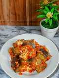 Balado Terong Tempe Rebus (menu diet)