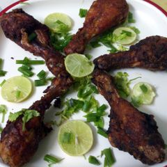 Ginger Chicken lollipops A picture of Ginger Chicken lollipops.