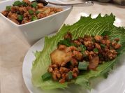 A picture of lettuce wrap