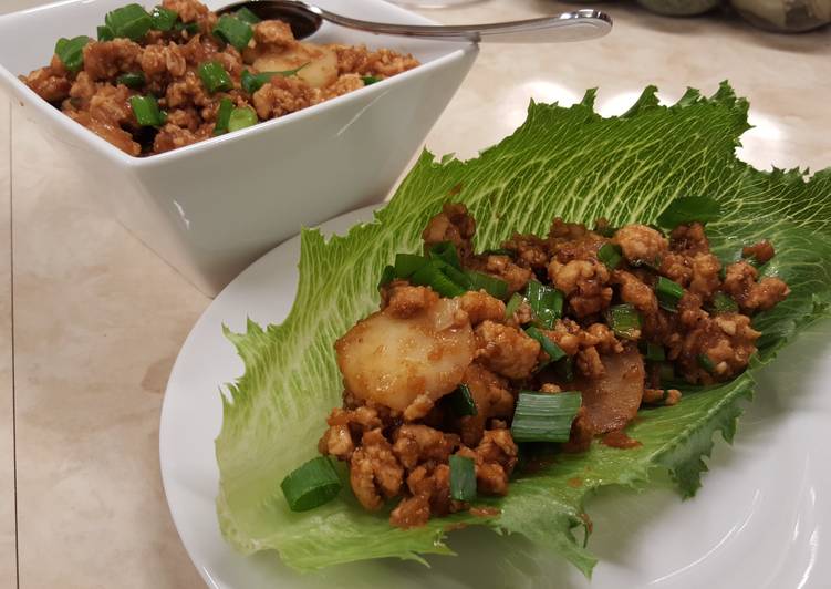 Recipe of Super Quick PF Chang Chicken Lettuce Wraps