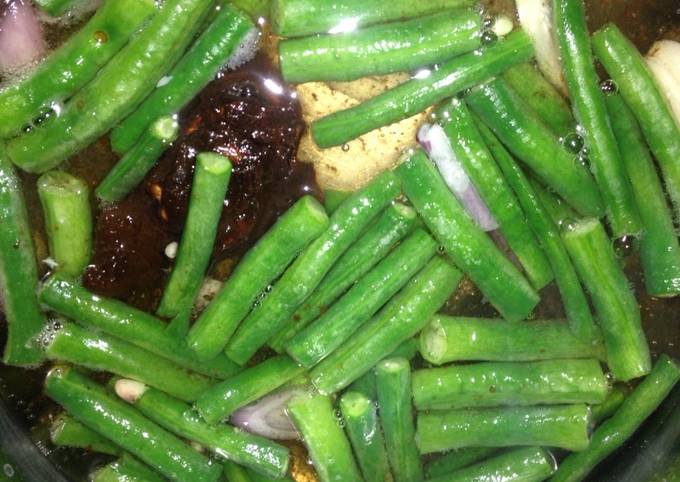 Resep Sayur asem kacang panjang bening ala my mom Anti Gagal