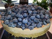 A picture of no bake nutella cheesecake