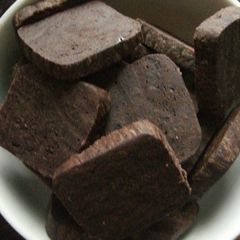 A picture of No Need for Butter! Mildly Bitter Cocoa-Flavored Cookies for Grown-Ups.
