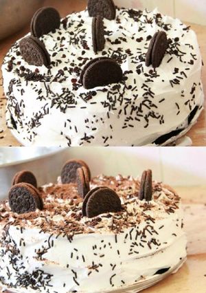 A picture of Death by chocolate Oreo cake.