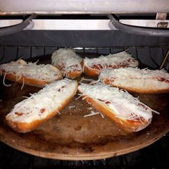 A picture of Breadstick Pizzas.