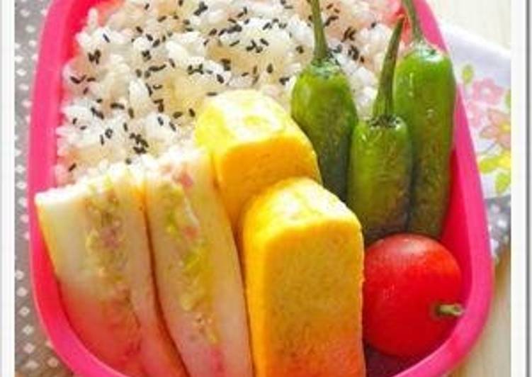 Recipe of Favorite For Bentos and Drinking Appetizers: Hanpen Sandwiches