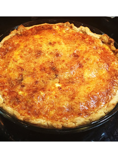 A picture of Mushrooms, Sausage & Onion Quiche.