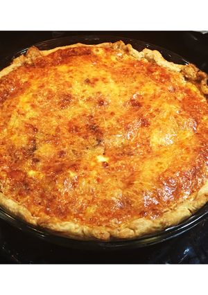 A picture of Mushrooms, Sausage & Onion Quiche.