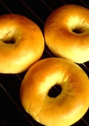A picture of Chewy Soy Milk Bagels.