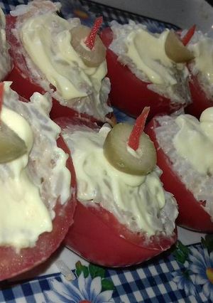 Una foto de Tomates Rellenos