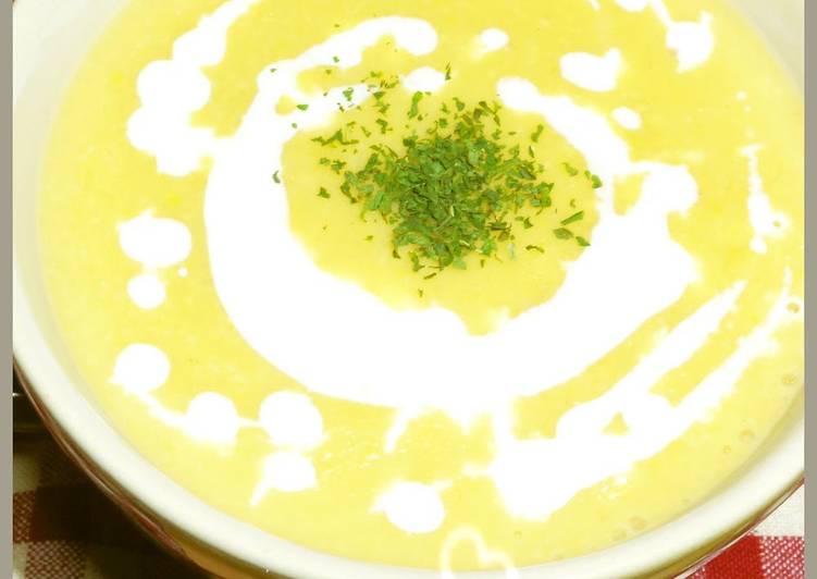 How to Prepare Homemade Easy Corn and Tofu Soup