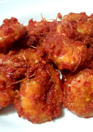 Foto resep Udang goreng balado