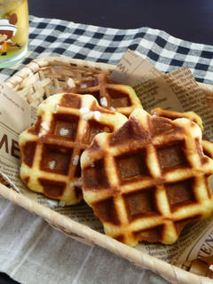 A picture of Belgian Waffles.
