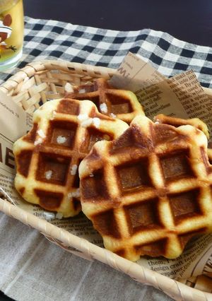 A picture of Belgian Waffles.