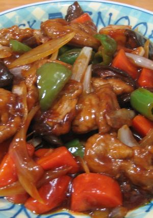 A picture of Not Deep Fried! Rich Sweet and Sour Pork.