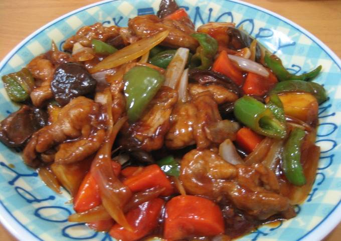 Not Deep Fried! Rich Sweet and Sour Pork