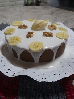 Una foto de Torta de banana 🍌🍌🍌