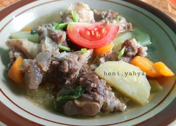 Resep Terbaik Soup Tulang Sapi Ala Warung