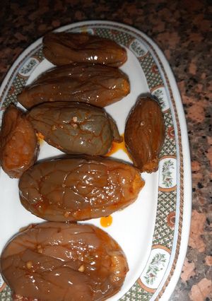 صورة لوصفة مكدوس باذنجان ولا اروع