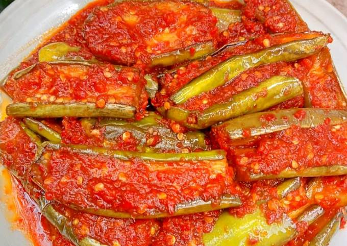 Cara membuat Balado Terong Ijo Cara membuat Balado Terong Ijo