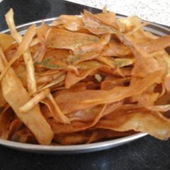 A picture of My Deep Fried Parsnip Crisp.