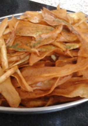 A picture of My Deep Fried Parsnip Crisp.