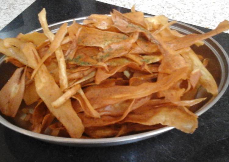 Steps to Prepare Super Quick Homemade My Deep Fried Parsnip Crisp