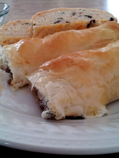 A picture of Sausage Phyllo Rollups.