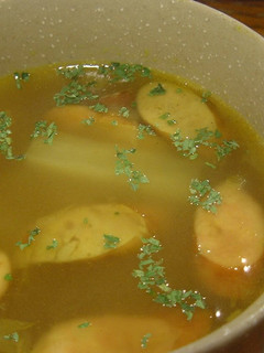 A picture of A Little Spicy! Onion and Daikon Radish Curry Soup.