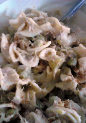 A picture of evie"s Cold tuna casserole.
