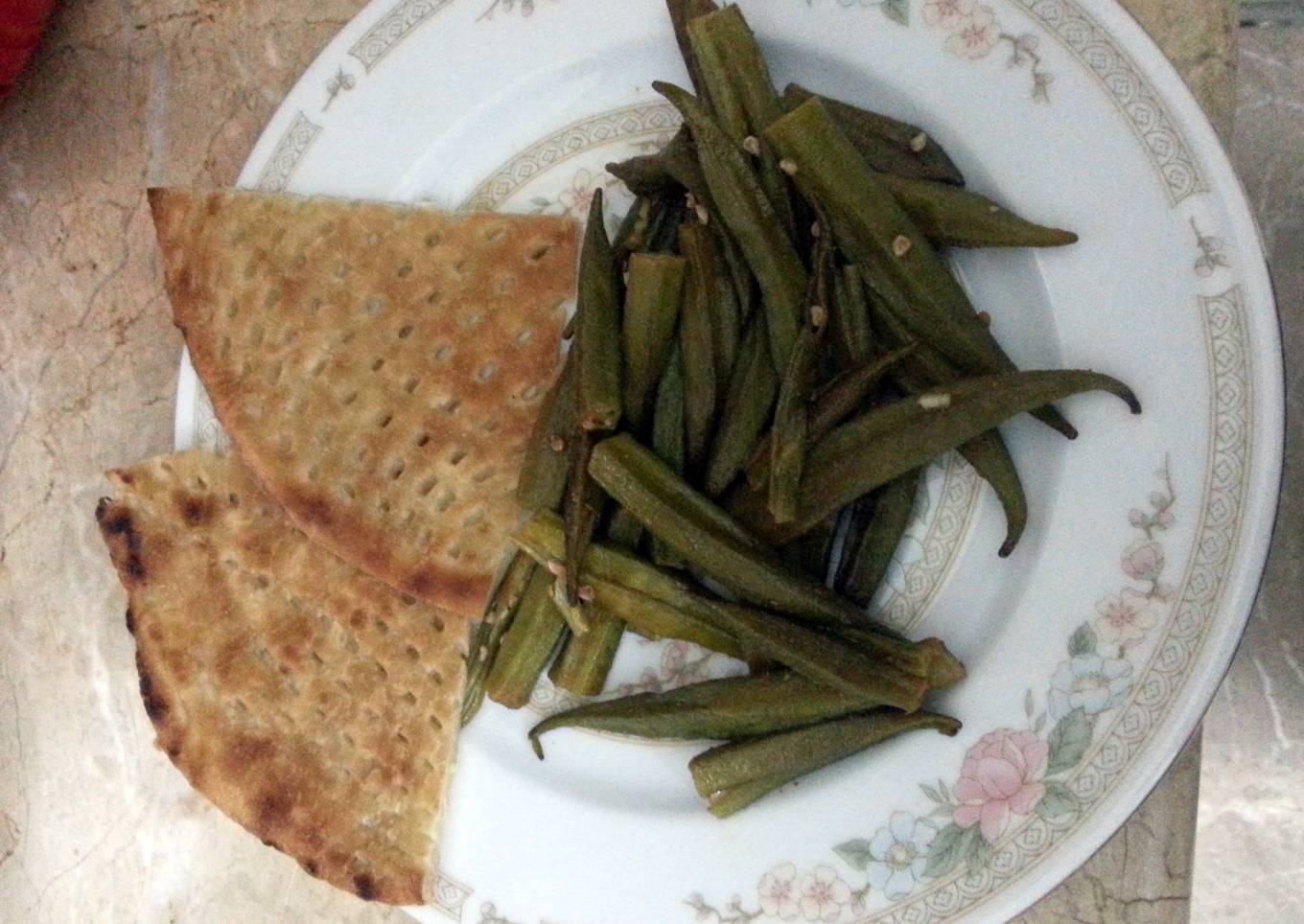 spicy fried okra