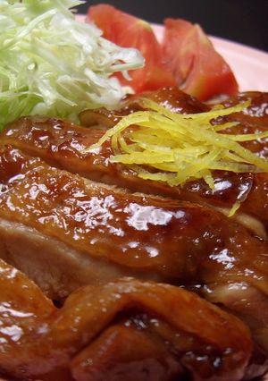 A picture of Teriyaki Chicken With Plenty of Yuzu Aroma.