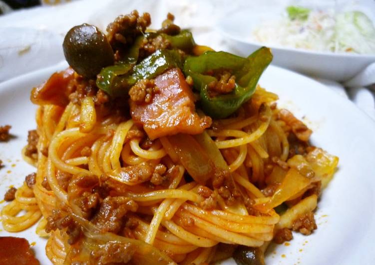 Steps to Prepare Any-night-of-the-week Easy Napolitan Spaghetti