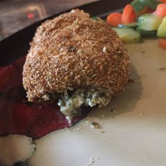 Spinach Dip Stuffed Cajun Chicken Breast A picture of Spinach Dip Stuffed Cajun Chicken Breast.